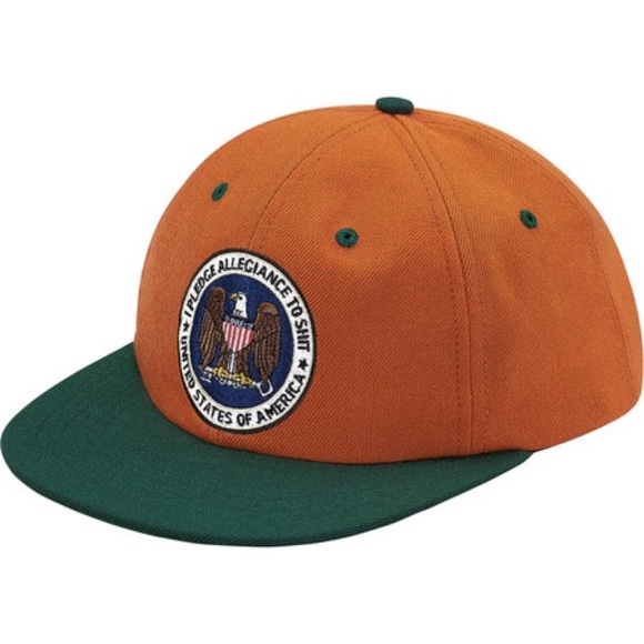 supreme pledge allegiance hat